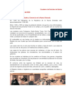 Ciudades y Comercio de La Nueva Granada Cuaderno de Sociales de Quinto