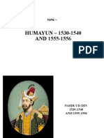 Humayun's Mughal Empire Map 1530-1540 & 1555-1556