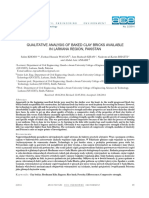 Qualitativeanalysisofbakedclaybricks PDF