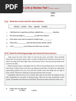 Subject Link 3 Review Test 1