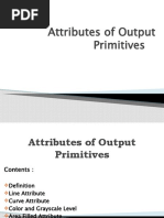 Attributesofoutputprimitives ch4