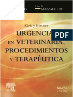 Kirk y Bistner. Urgencias en Veterinaria Procedimientos y Terapéutica 9th Edición-1