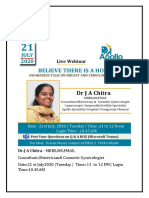 Apollo Hospitals - Chennai - Webinar Links (20th July)