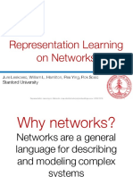 Representation Learning On Networks: Stanford University