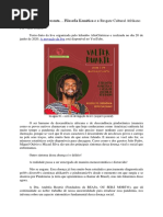 Filosofia Kemética - Resgate Cultural Afrikano