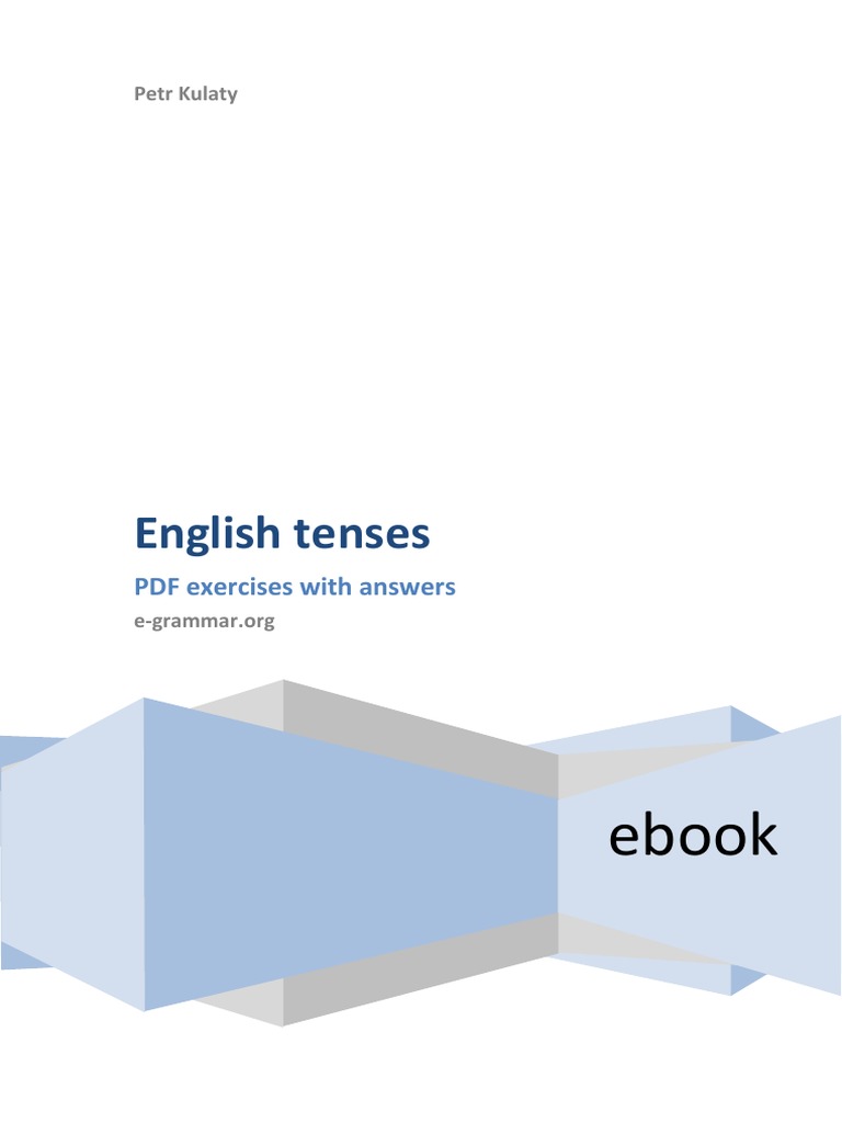 English Tenses Ebook Exercises Demo | PDF | Language Arts & Discipline