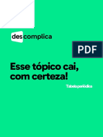 eBook - Esse tópico cai, com certeza - Tabela periódica