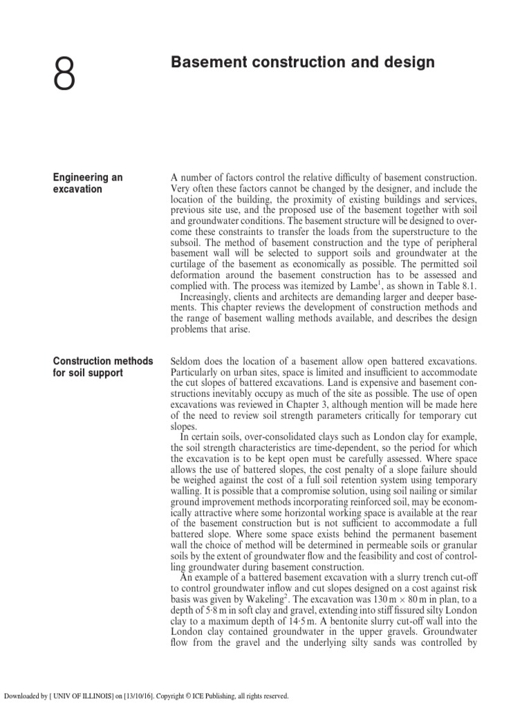 8 Soil Movement Due To Deep Excavations PDF | PDF | Deep Foundation ...