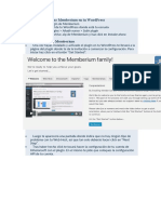 2 - Instalación y Configuración Del Plugin de Membresía Memberium