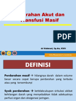 Perdarahan Dan Transfusi Masif-Dr, MUD