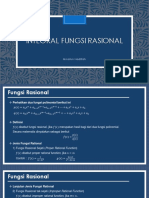 INTEGRAL FUNGSI RASIONAL