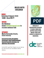 Undiagnosed Family Support Group Aug 2020