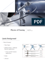 Physics of The Sport of Fencing