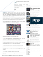 Nama Dan Fungsi Komponen Motherboard Komputer PDF