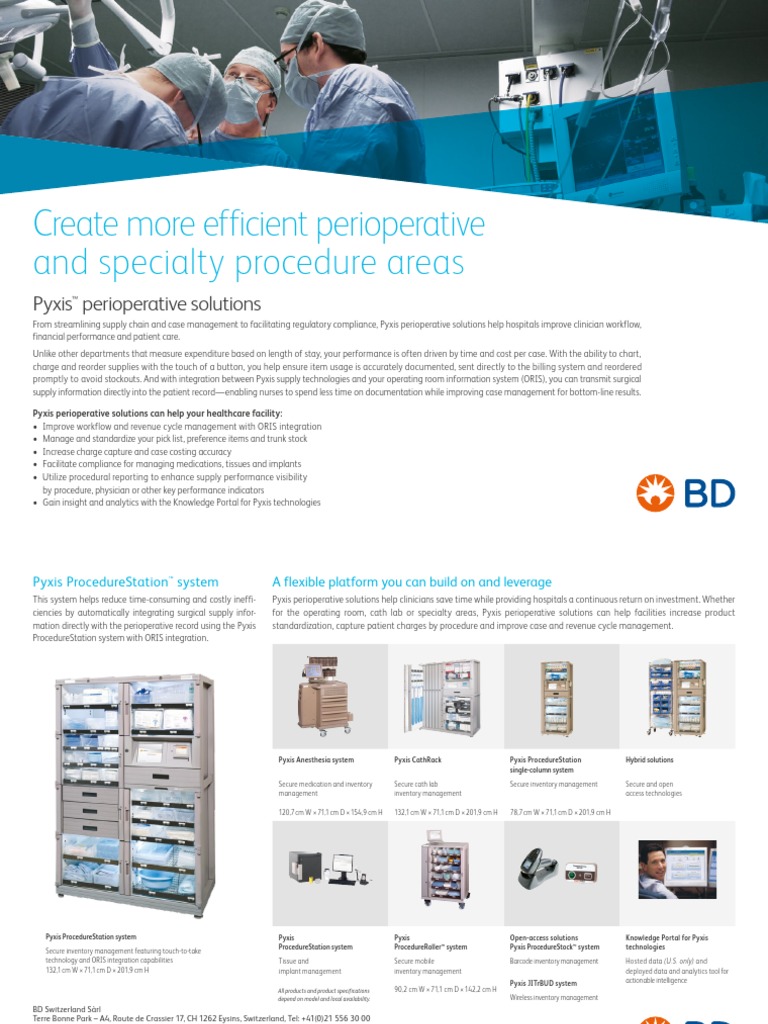 Create More Efficient Perioperative and Specialty Procedure Areas | PDF ...