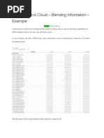 SAP Analytics Cloud - Blending Information - Example