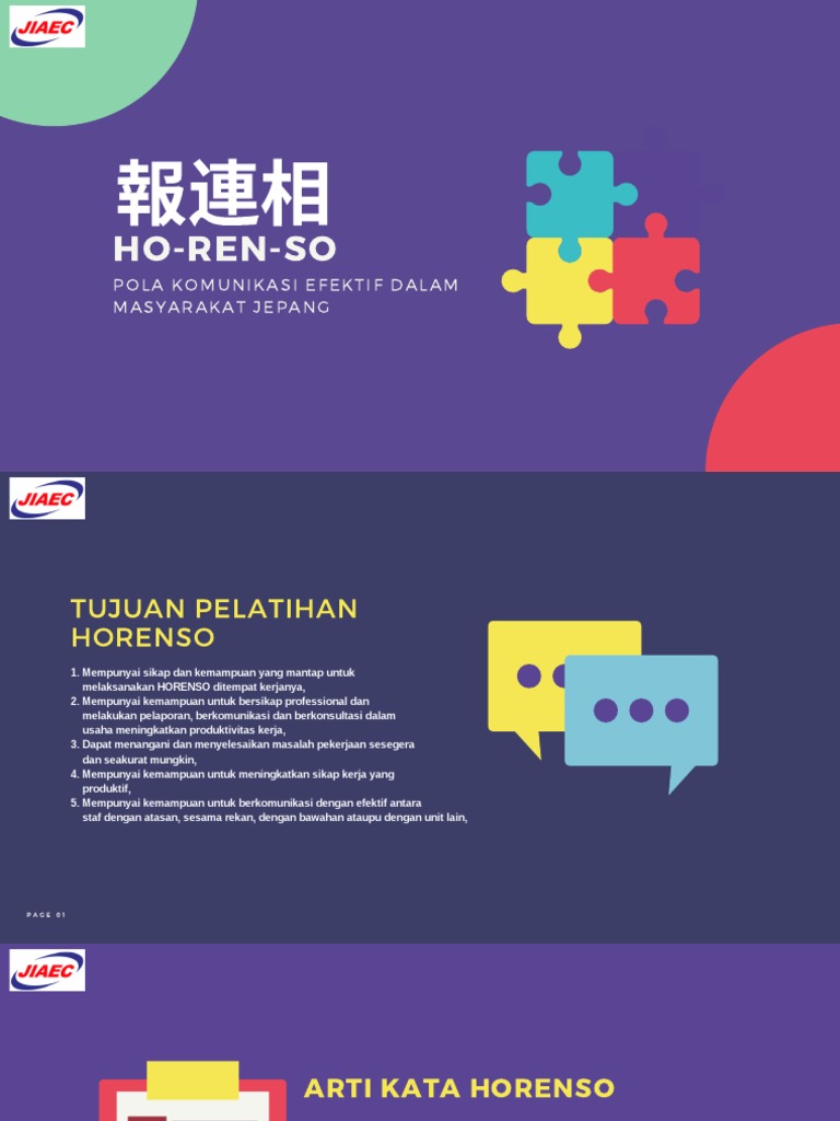 Penerapan Ho-Ren-So dalam Komunikasi Kerja | PDF