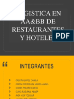 LOGISTICA DE AA-BB DE RESTAURANTES Y HOTELES