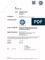 Cosinuss ENG Certificate EN ISO 13485 2016 Q5 - 101625 - 0001 - Rev. 00 - en