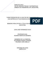 Caracterizacionde A Lealtad de Los Clienteses en Chile PDF