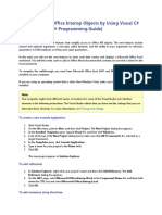 How To: Access Office Interop Objects by Using Visual C# 2010 Features (C# Programming Guide)