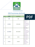 350 Funciones de Excel MICURSOINTEGRAL PDF