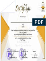 Sertifikat Seminar Online Hak Alquran-1