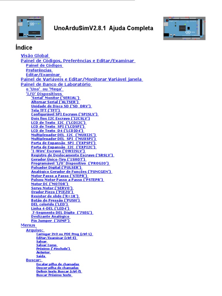 Guia Completo do UnoArduSim V2.8.1: Uma Ferramenta de Simulação para ...