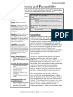 Porosity and Permeability: Grade Level Duration Setting Cademic Tandards