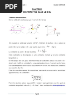 CONTRAINTES DANS LE SOL
