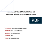 Instalaciones Domiciliarias de Evacuación de Aguas Residuales