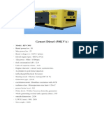 Spesifikasi Genset FDP