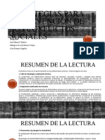 Estrategias para La Prevención de Los Conflictos Sociales