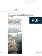 Seven Simple Steps To Finding A Job Abroad PDF