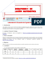 Laboratorios de Modelado (Actividades) - Cuadrática Exponencial Logarítmica PDF