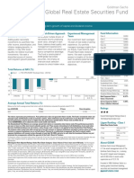 Global Real Estate Securities Fund: Goldman Sachs