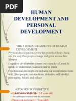 Chapter 1-HUMAN DEVELOPMENT AND PERSONAL DEVELOPMENT