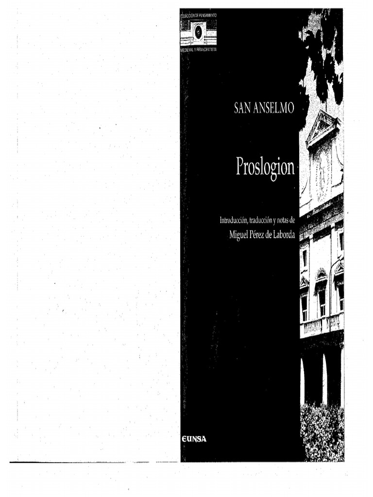 Proslogion PDF