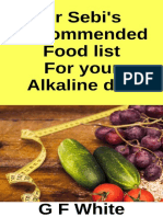 DR Sebi S Recommended Food List For Your Alkaline Diet PDF