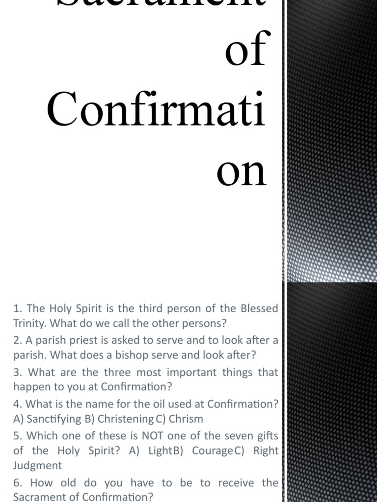 Confirmation Guide for Catholics | PDF | Religion & Spirituality