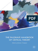 Michael J. Thompson (Eds.) - The Palgrave Handbook of Critical Theory-Palgrave Macmillan US (2017) PDF