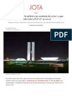 O federalismo brasileiro no contexto de crise_ o que muda com o PLP nº 39_2020 - JOTA Info