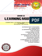 Grade 12 Learning Modules ABM STEM Auto Tech Mechatronics