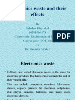 On Electronics Waste and Their Effects