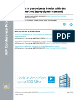 Dry Powder Geo Polymer Mix PDF
