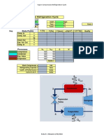 Vapor Compression Refrigeration Cycle: State Points