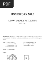 Homework No.6: Aaron Enrique M. Magsino ME-5301