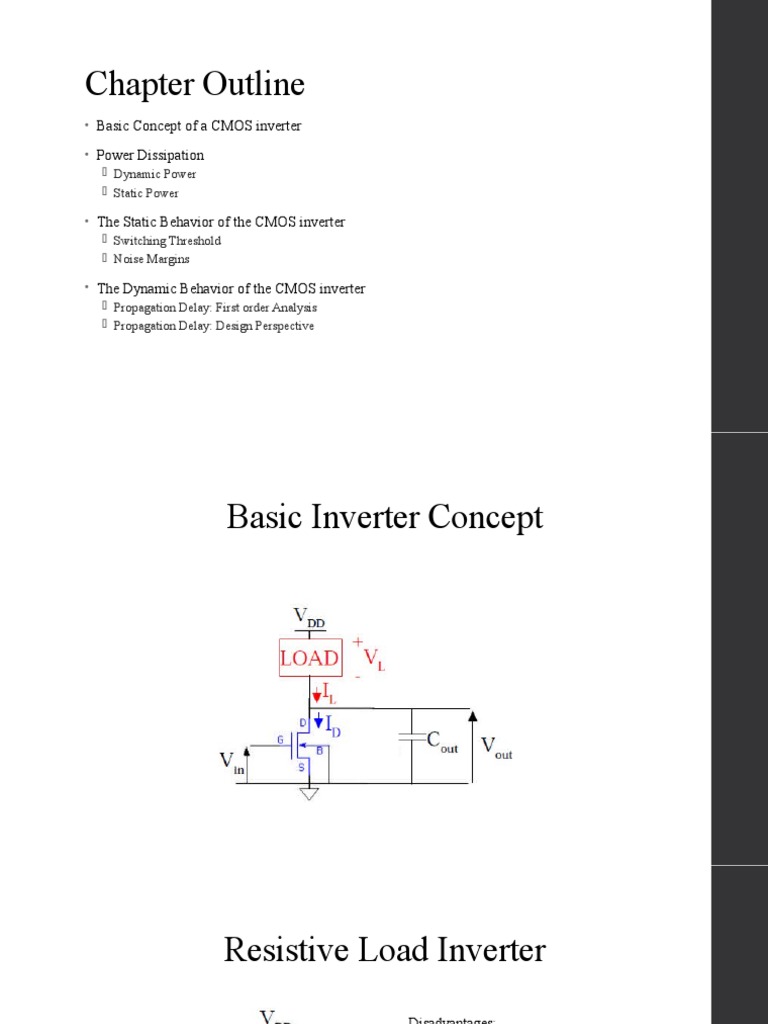 CMOS Inverter Power Dissipation Analysis | PDF | Field Effect ...