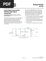 Seven Steps To Successful Ultra Low Light Signal Conversion Ms 2394