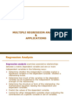Multiple Regression Analysis & Applications